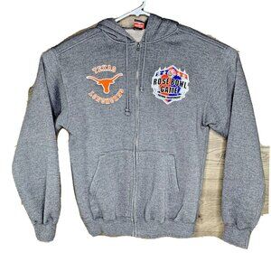 Texas Longhorns Rose Bowl Game National Championship Gray Zip Hoodie Unisex Size